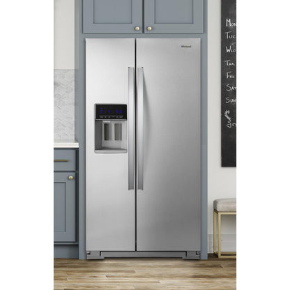 WHIRLPOOL WRS571CIHZ Whirlpool 36-inch Wide Counter Depth Side-by-side Refrigerator -...