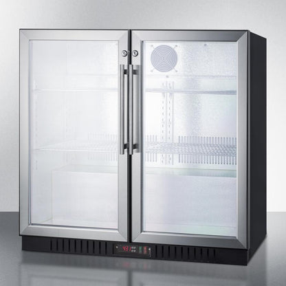 SUMMIT SCR7012DB Commercial Back Bar Beverage Center for Freestanding Use, With SELF...