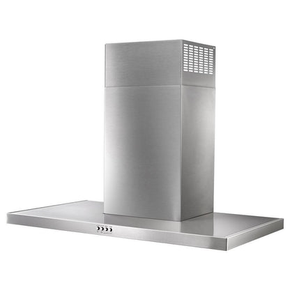 WHIRLPOOL WVW57UC6FS Whirlpool 36"" Stainless Steel Wall Mount Flat Range Hood