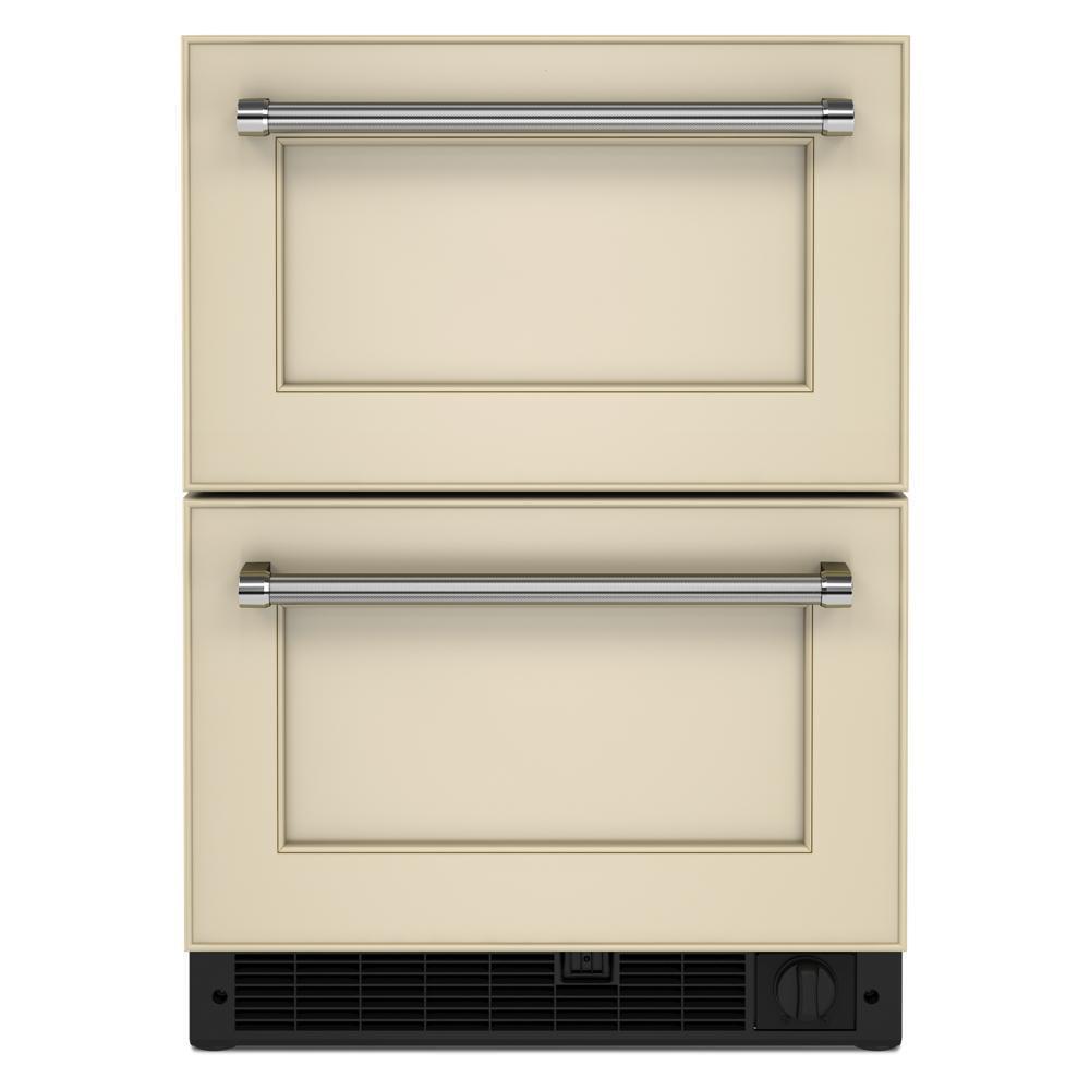 KITCHENAID KUDF204KPA 24"" Panel-ready Undercounter Double-drawer Refrigerator/freezer - P...