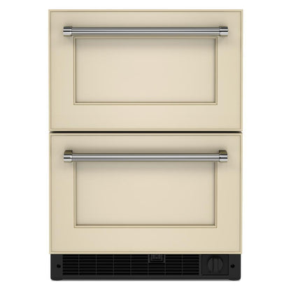 KITCHENAID KUDF204KPA 24"" Panel-ready Undercounter Double-drawer Refrigerator/freezer - P...