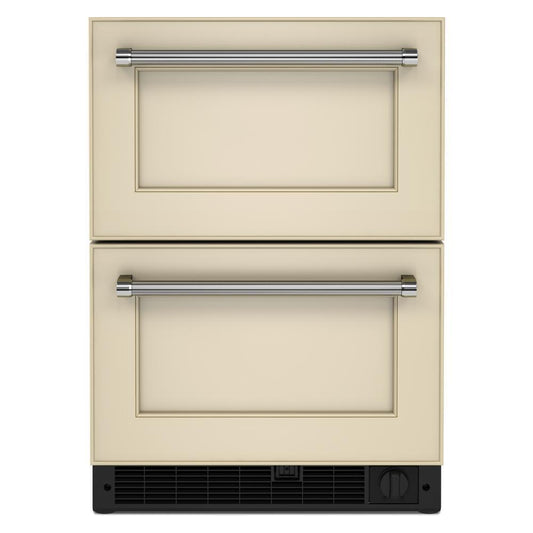 KITCHENAID KUDF204KPA 24"" Panel-ready Undercounter Double-drawer Refrigerator/freezer - P...