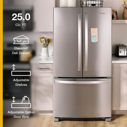 WHIRLPOOL WRFF3036RB Whirlpool Full-depth French Door Bottom Mount Refrigerator