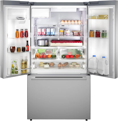BOSCH B36FD52SNS 500 Series French Door Bottom Mount Refrigerator 36"" Stainless STEE...