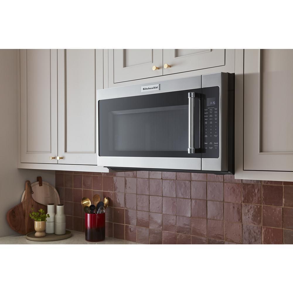 KITCHENAID KMHS120ESS Stainless Steel Kitchenaid 1000-watt Microwave With 7 Sensor FUN...