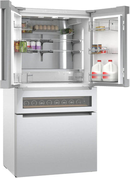 BOSCH B36CL81ENG 800 Series French Door Bottom Mount Refrigerator 36'' Easy Clean ST...
