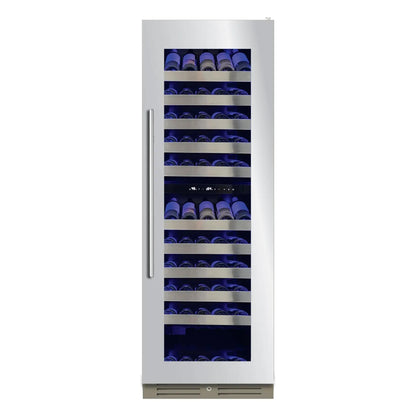 XO APPLIANCE XOU2470WDZGS XO Appliance Tall Dual Zone Wine Ss Glass