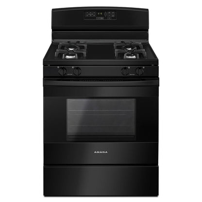 AMANA AGR6603SFB 30-inch Amana Gas Range With Self-clean Option - Black