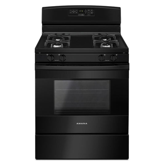 AMANA AGR6603SFB 30-inch Amana Gas Range With Self-clean Option - Black