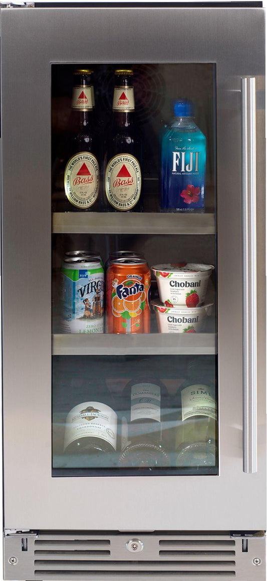 XO APPLIANCE XOU15BCGSL XO Appliance Beverage Center 15"" Ss Glass Lh