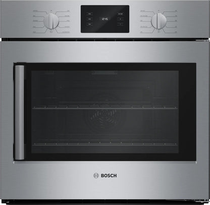 BOSCH HBL5455RUC 500 Series Single Wall Oven 30"" Right Sideopening Door, Stainless S...