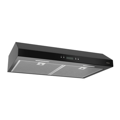 BROAN BCDJ130BL Broan New - Glacier 30"" 400 Cfm <1.0 Sones Black Range Hood