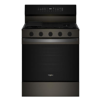 WHIRLPOOL WFGS7530RV 30-inch Smart Gas Range With Air Cooking Technology, Steam/self CLE...
