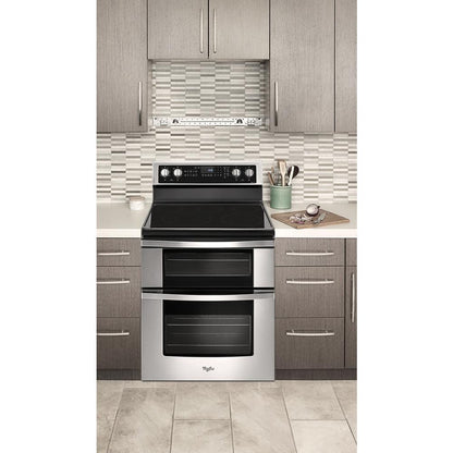 WHIRLPOOL WGE745C0FS Whirlpool 6.7 Cu. Ft. Electric Double Oven Range With True Convection