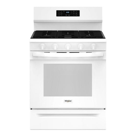 WHIRLPOOL WFGS5030RW 30-inch Gas Range With Air Fry and Air Baking, Self Cleaning, RAPID...