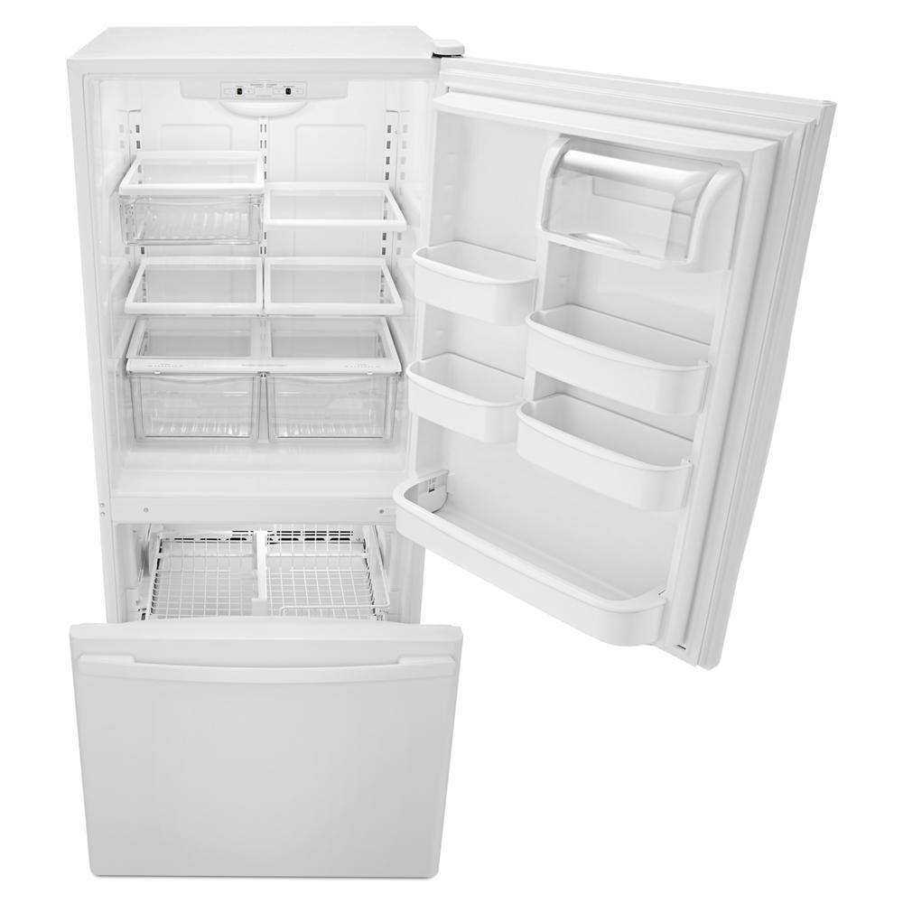 AMANA ABB1924BRW 18.5 Cu. Ft. Energy Star Qualified Bottom-freezer Refrigerator -...