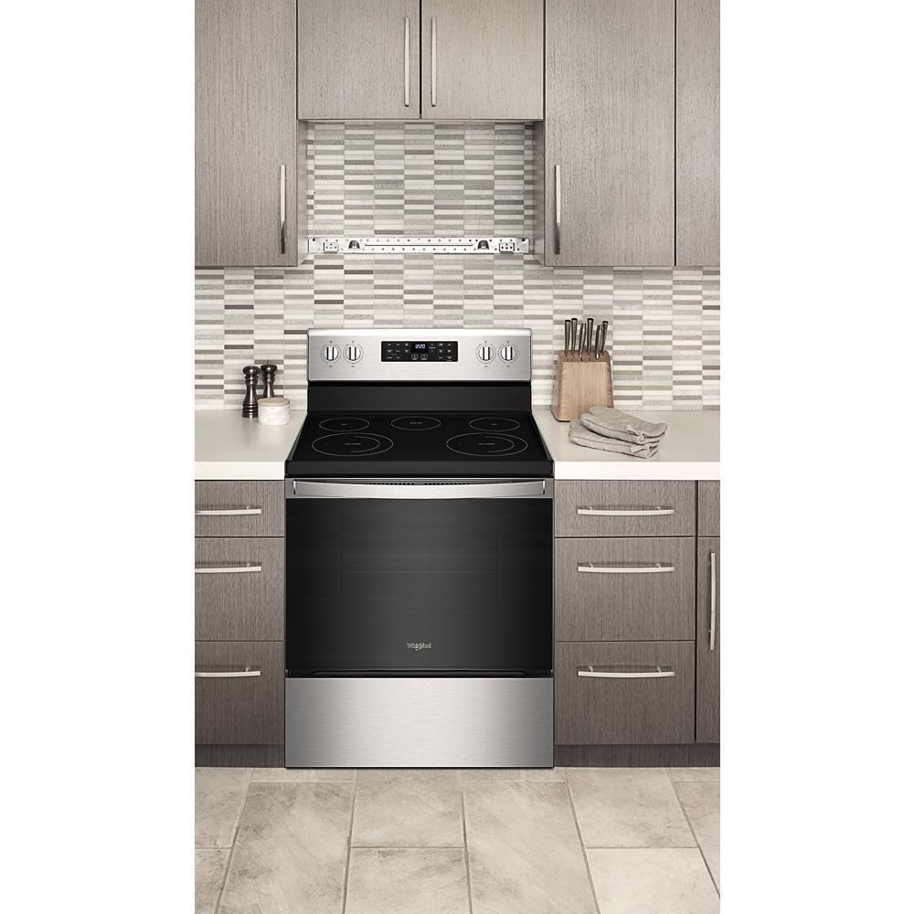 WHIRLPOOL WFE535S0LS 5.3 Cu. Ft. Whirlpool Electric 5-in-1 Air Fry Oven