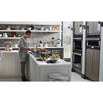 KITCHENAID KMBP100EBS 30"" Built In Microwave Oven With Convection Cooking - Black Stainless
