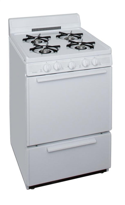 PREMIER SCK100OP Premier 24 In. Freestanding Gas Range In White