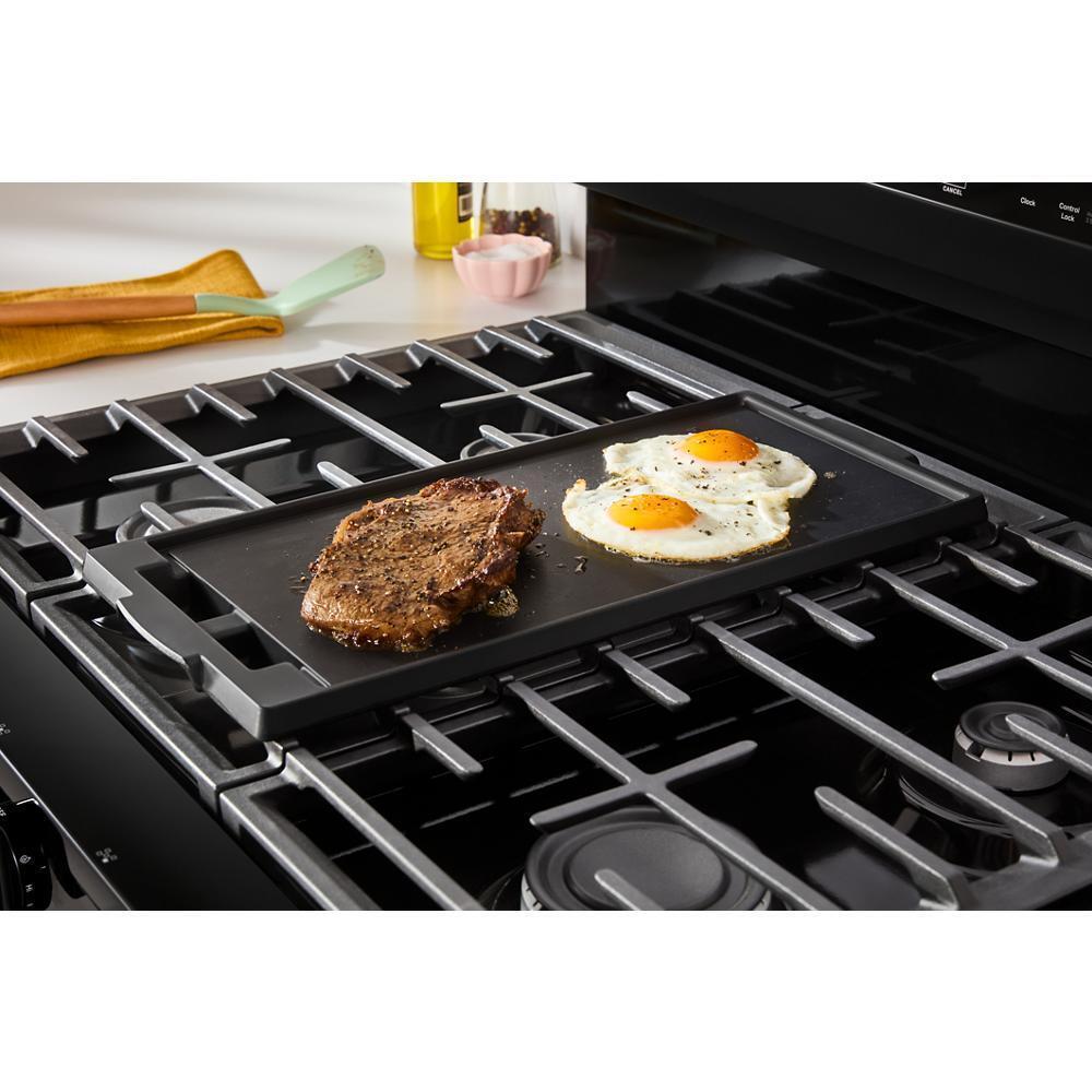 WHIRLPOOL WFGS5030RB 30-inch Gas Range With Air Fry and Air Baking, Self Cleaning, RAPID...