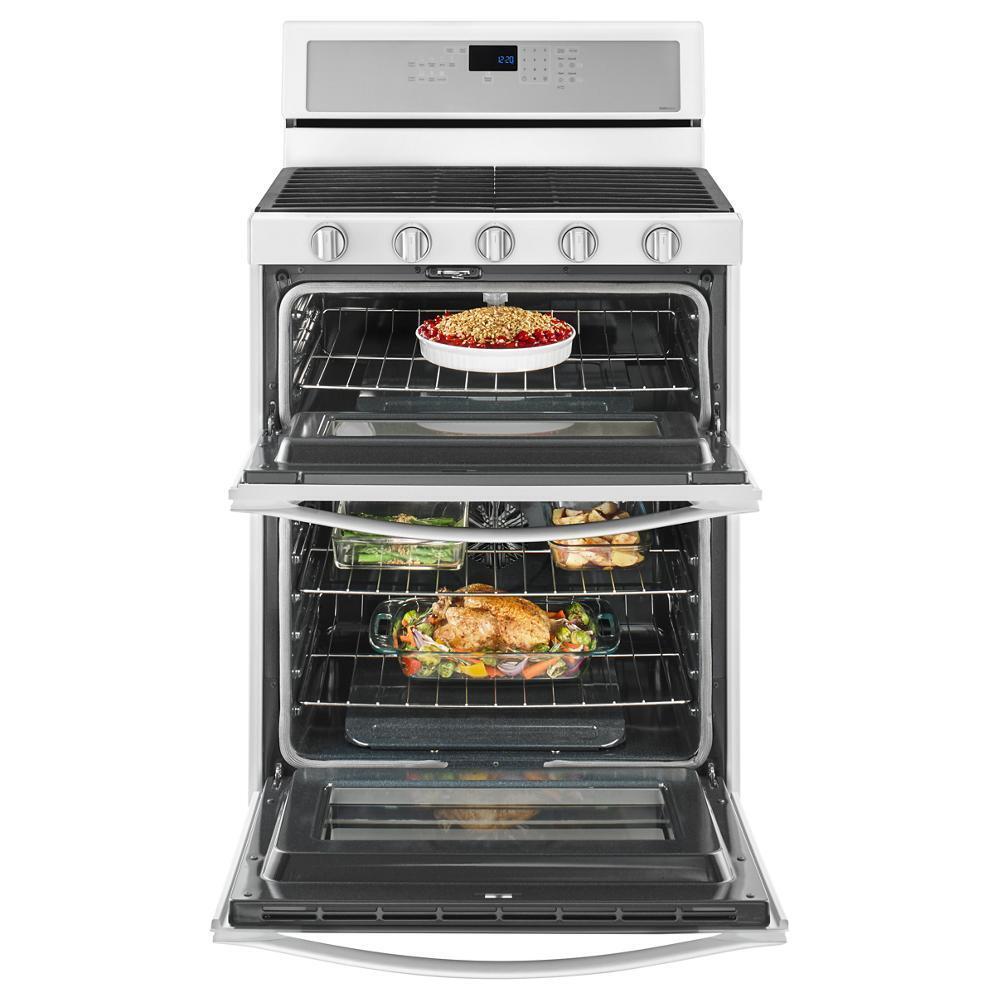 WHIRLPOOL WGG745S0FH Whirlpool 6.0 Cu. Ft. Gas Double Oven Range With Center Oval Burner