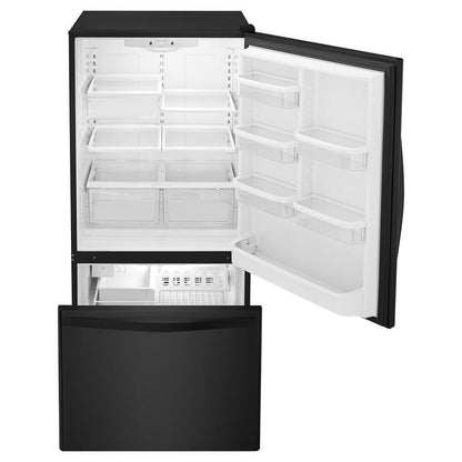 WHIRLPOOL WRB329DMBB Whirlpool 19 Cu. Ft. Bottom-freezer Refrigerator With Freezer Drawer