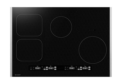 SHARP SCH3043GB Sharp 30 In. Induction Cooktop With Side Accessories