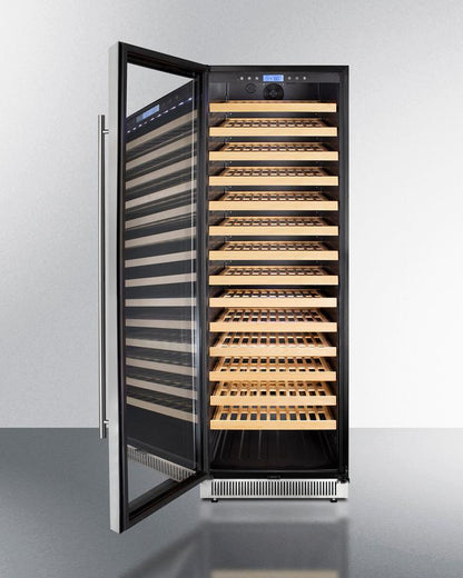 SUMMIT SWC1926BLHD Summit 24"" Wide Single Zone Wine Cellar