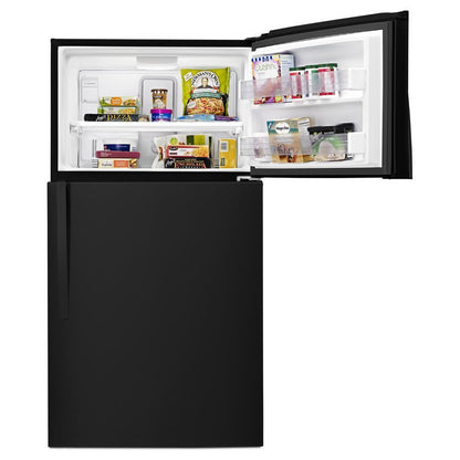 WHIRLPOOL WRT541SZDB Black Whirlpool 33"" Wide Top-freezer Refrigerator With Optional ...
