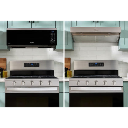 WHIRLPOOL WMML5530RZ Whirlpool 1.1 Cu. Ft. Low Profile Microwave Hood Combination
