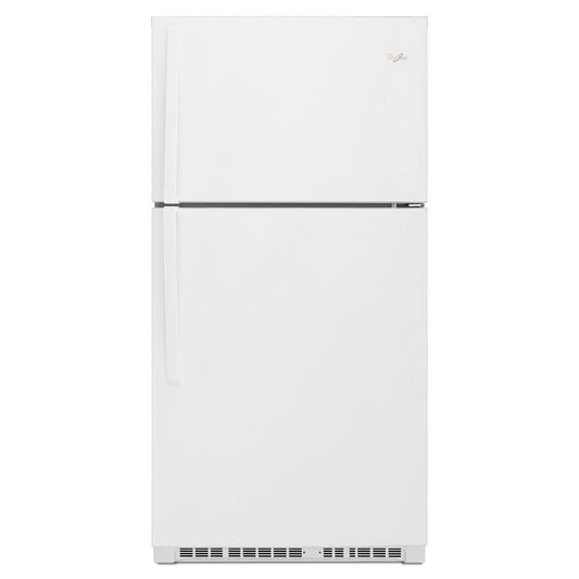 WHIRLPOOL WRT511SZDW White Whirlpool 33"" Wide Top-freezer Refrigerator With LED INTER...