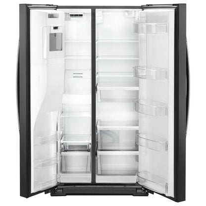WHIRLPOOL WRS571CIHB Whirlpool 36-inch Wide Counter Depth Side-by-side Refrigerator -...