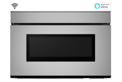 SHARP SMD2479JS 24 In. 1.2 Cu. Ft. 950w Sharp Stainless Steel Smart Easy Wave Open ...