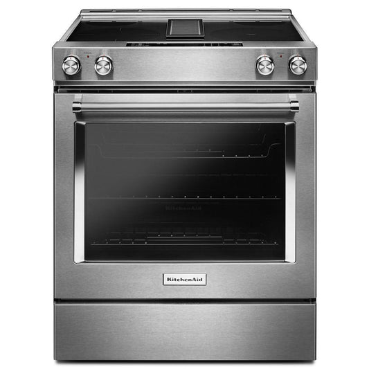 KITCHENAID KSEG950ESS Stainless Steel Kitchenaid 30-inch 4-element Electric Downdraft ...