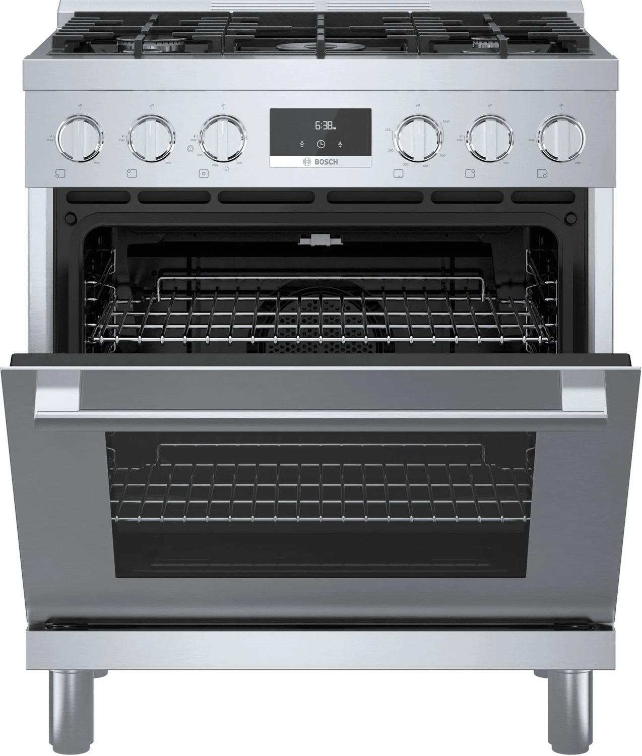 BOSCH HGS8055UC 800 Series Gas Freestanding Range 30'' Stainless Steel Hgs8055uc