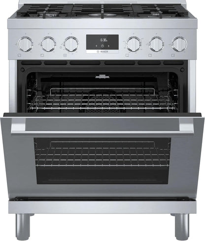 BOSCH HGS8055UC 800 Series Gas Freestanding Range 30'' Stainless Steel Hgs8055uc