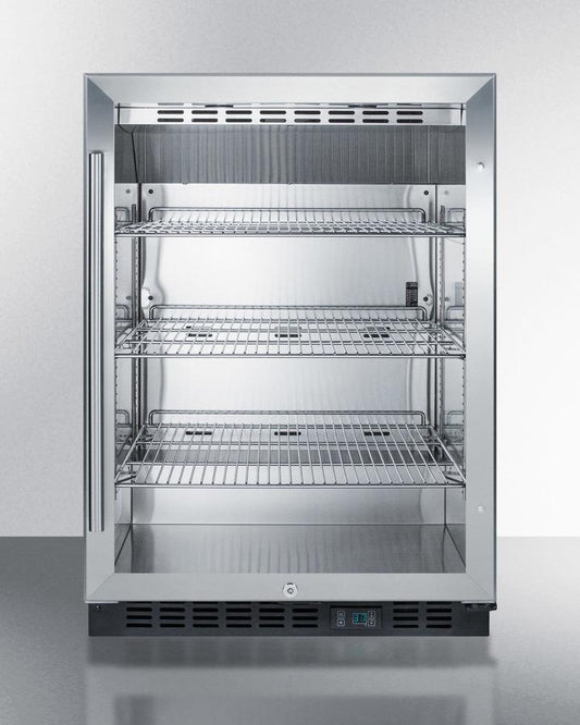 SUMMIT SCR610BL Built-in Undercounter Commercial Beverage Center W/ss Interior, LOC...