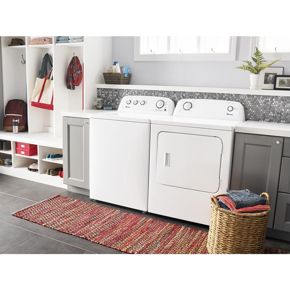 AMANA NGD4655EW 6.5 Cu. Ft. Top-load Gas Dryer With Automatic Dryness Control - White