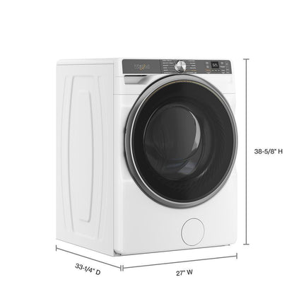 WHIRLPOOL WFW6720RW 5.0 Cu. Ft. Smart Front Load Energy Star Washer With the FRESHFL...
