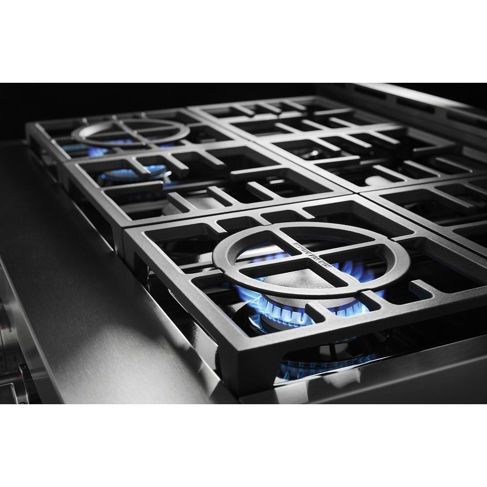 KITCHENAID KFGC506JAV Kitchenaid 36'' Smart Commercial-style Gas Range With 6 Burners ...