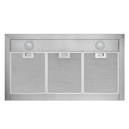 BROAN BWP1364SS Broan 36-inch Convertible Wall-mount Pyramidal Chimney Range HOO...