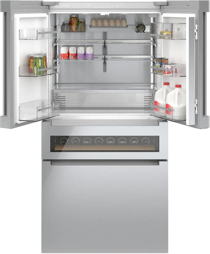 BOSCH B36CL81ENG 800 Series French Door Bottom Mount Refrigerator 36'' Easy Clean ST...