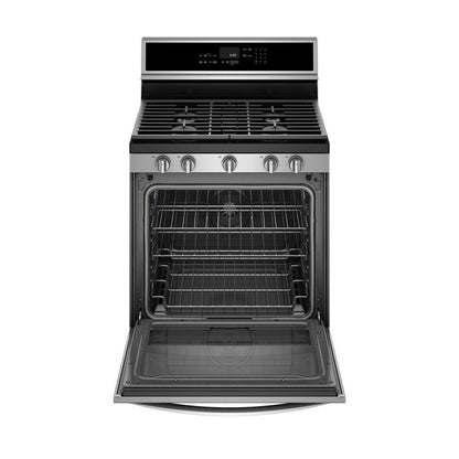 WHIRLPOOL WFG975H0HZ Whirlpool 30-inch,5.8 Cu Ft, Gas Freestanding Range With 5 Burners ...