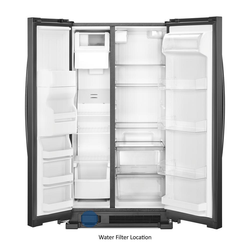 WHIRLPOOL WRS335SDHB Whirlpool 36-inch Wide Side-by-side Refrigerator - 25 Cu. Ft. - ...