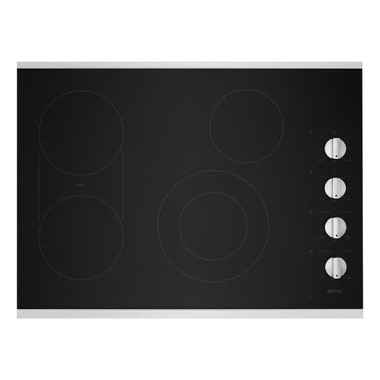 MAYTAG MEC8830HS Maytag 30-inch Electric Cooktop With Reversible Grill and Griddle