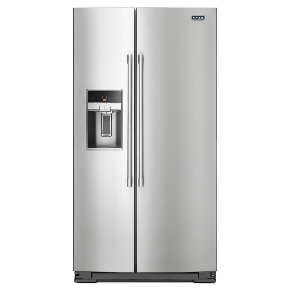 MAYTAG MSC21C6MFZ Maytag 36- Inch Wide Counter Depth Side-by-side Refrigerator- 21...