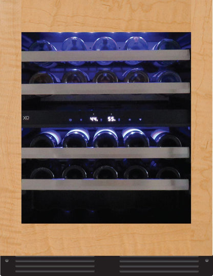 XO APPLIANCE XOU24WDZGOA XO Appliance 24in Wine Cellar 2 Zone Overlay Glass Ada Height