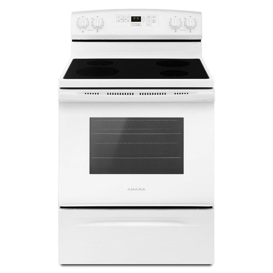 AMANA AER6603SFW 30-inch Amana Electric Range With Self-clean Option - White