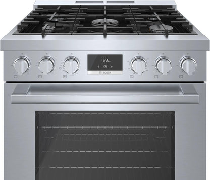 BOSCH HGS8055UC 800 Series Gas Freestanding Range 30'' Stainless Steel Hgs8055uc