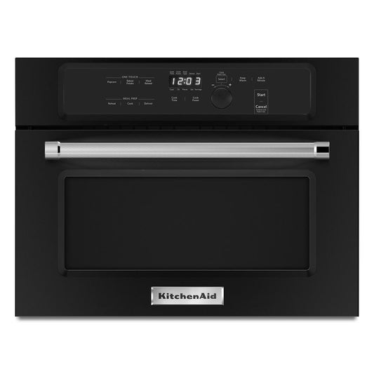 KITCHENAID KMBS104EBL Black Kitchenaid 24"" Built In Microwave Oven With 1000 Watt Cooking
